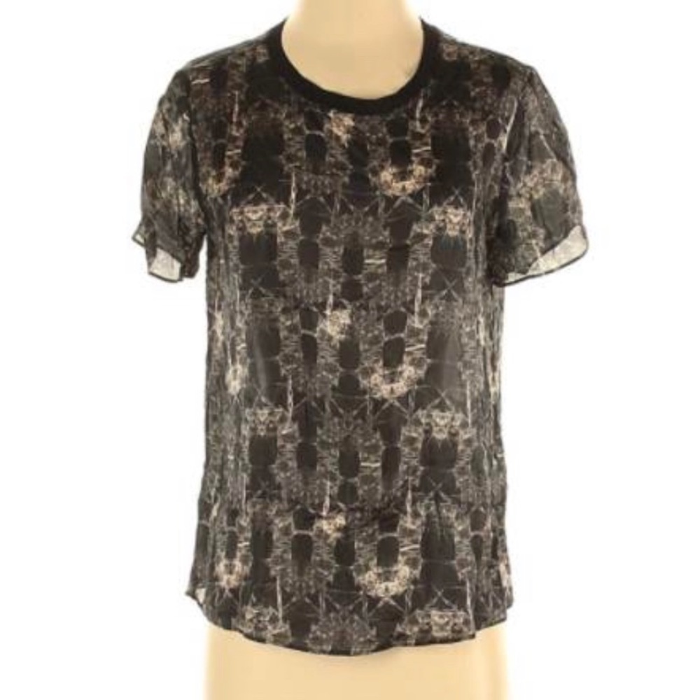 Theyskens theory 100% metallic silk top - Picture 3 of 3